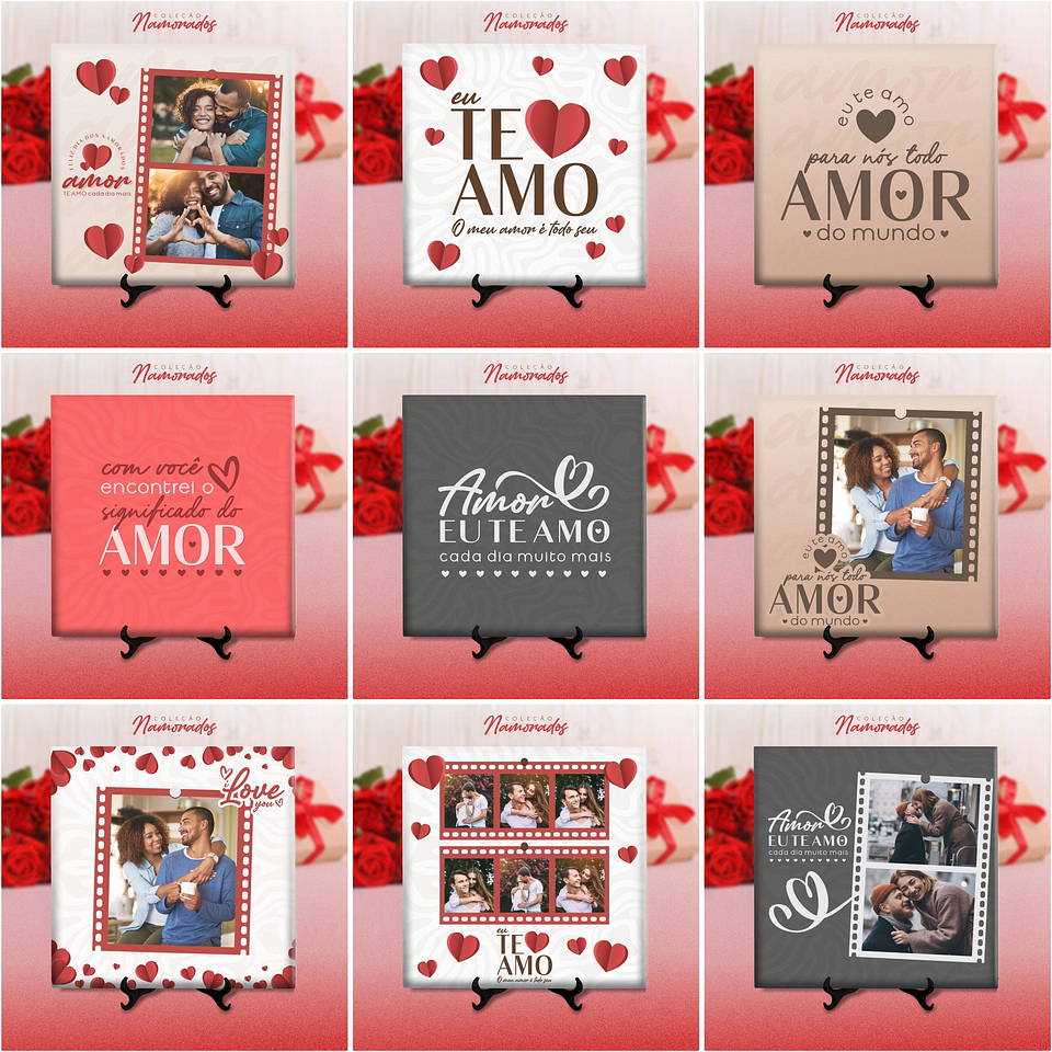 145 Artes Caneca Camisa e Azulejo Dia dos Namorados arquivo em Jpg  7