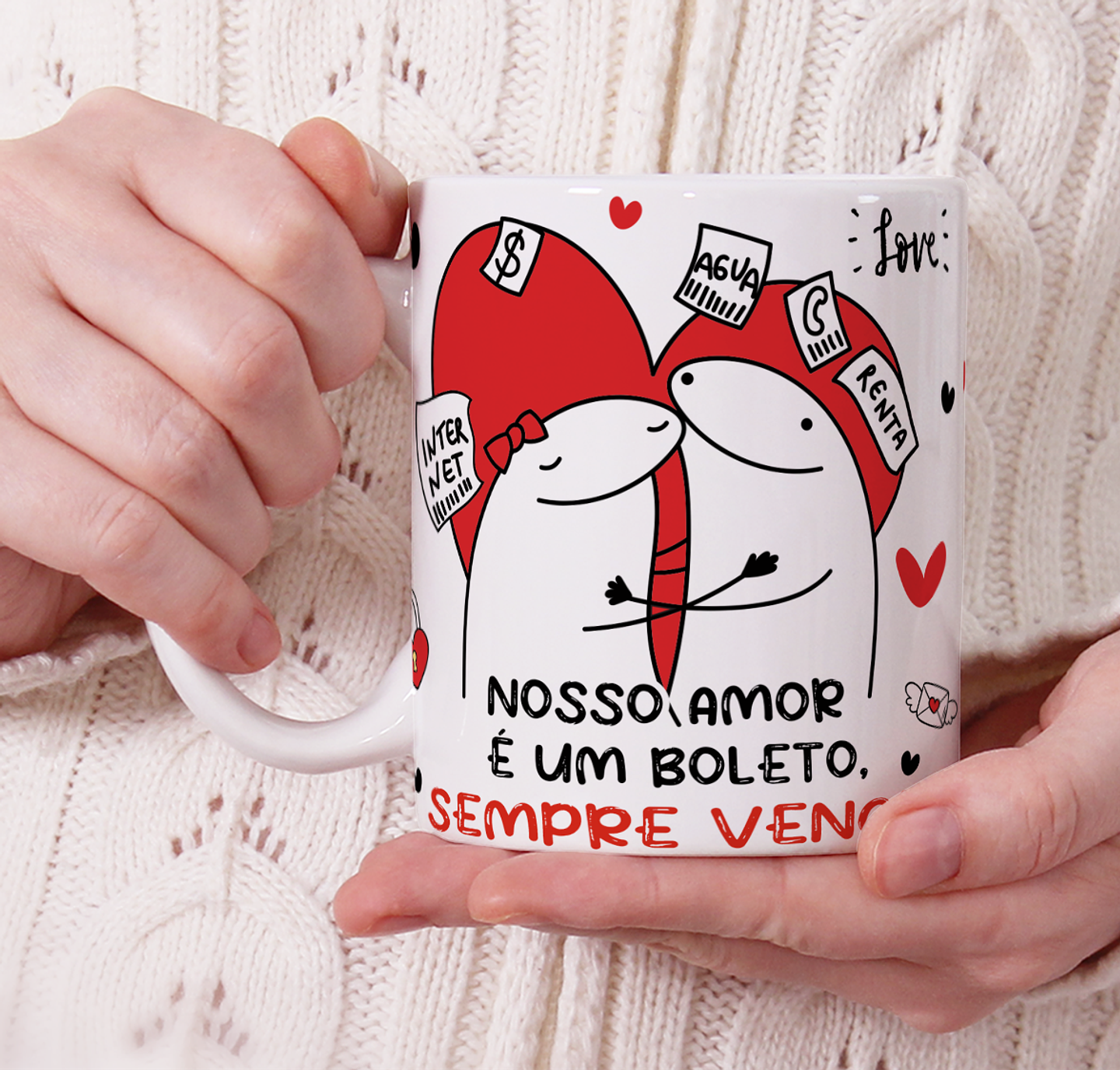 10 Artes para Caneca Flork Dia dos Namorados Arquivo em Png  2