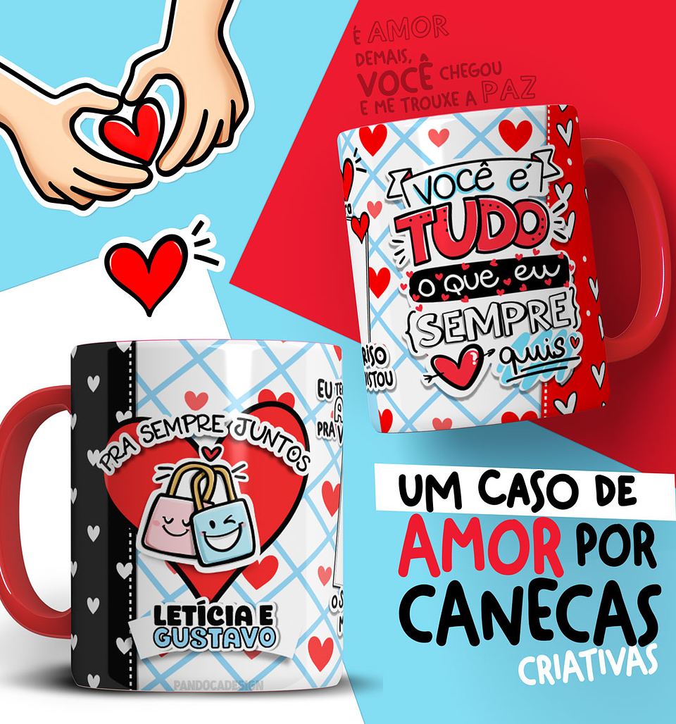 113 Artes Caneca Dia dos Namorados arquivo em Jpg 15