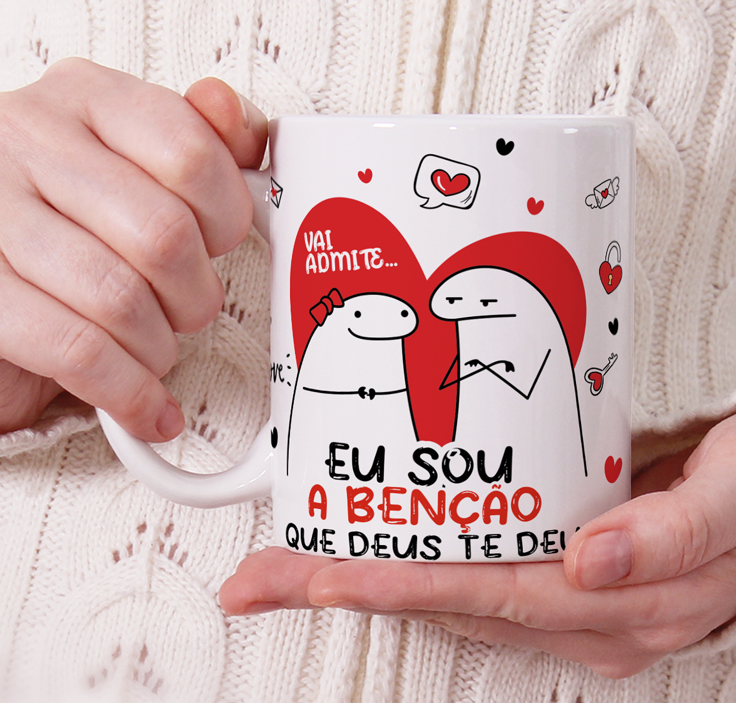 10 Artes para Caneca Flork Dia dos Namorados Arquivo em Png  3
