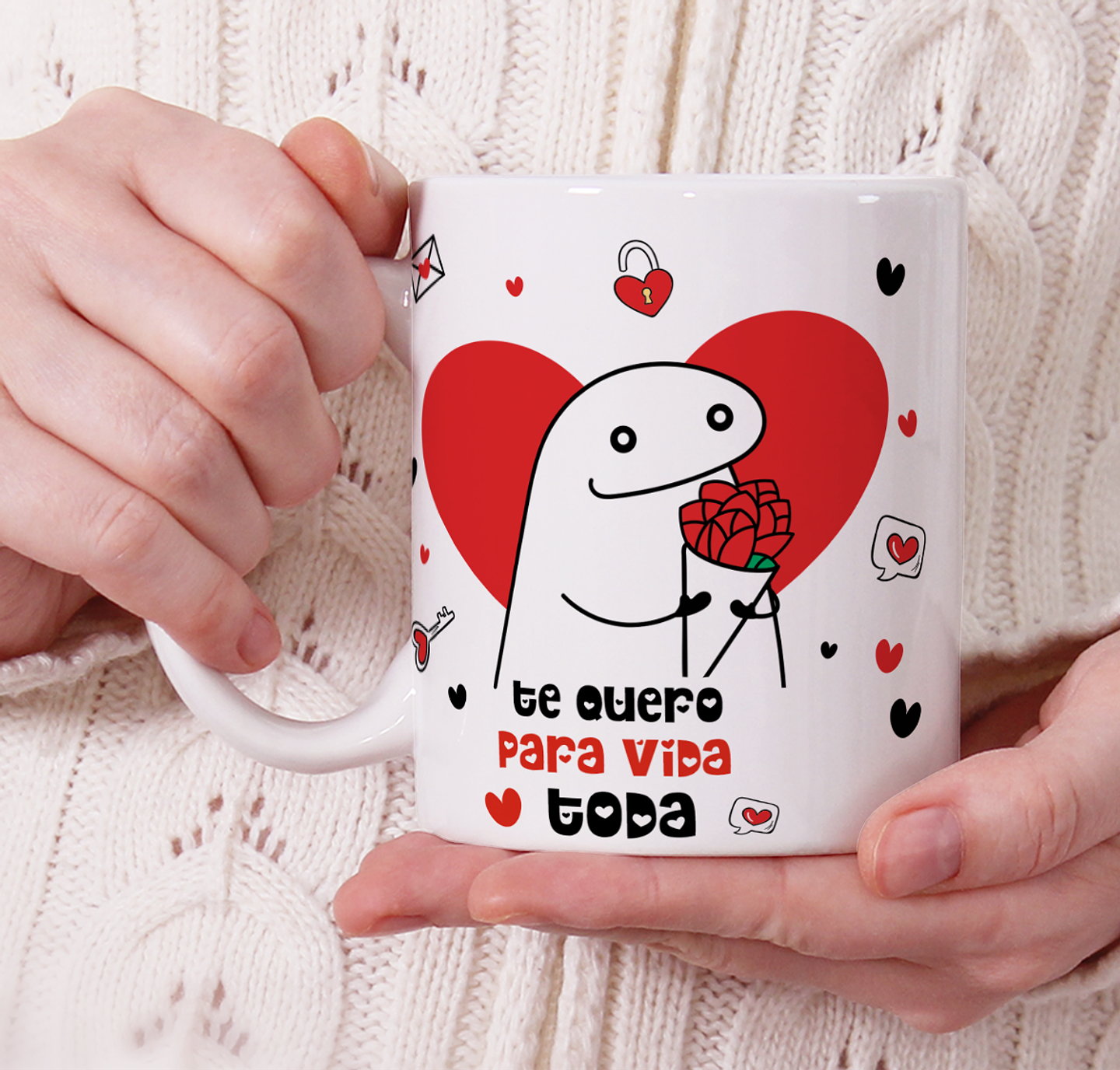 10 Artes para Caneca Flork Dia dos Namorados Arquivo em Png  5