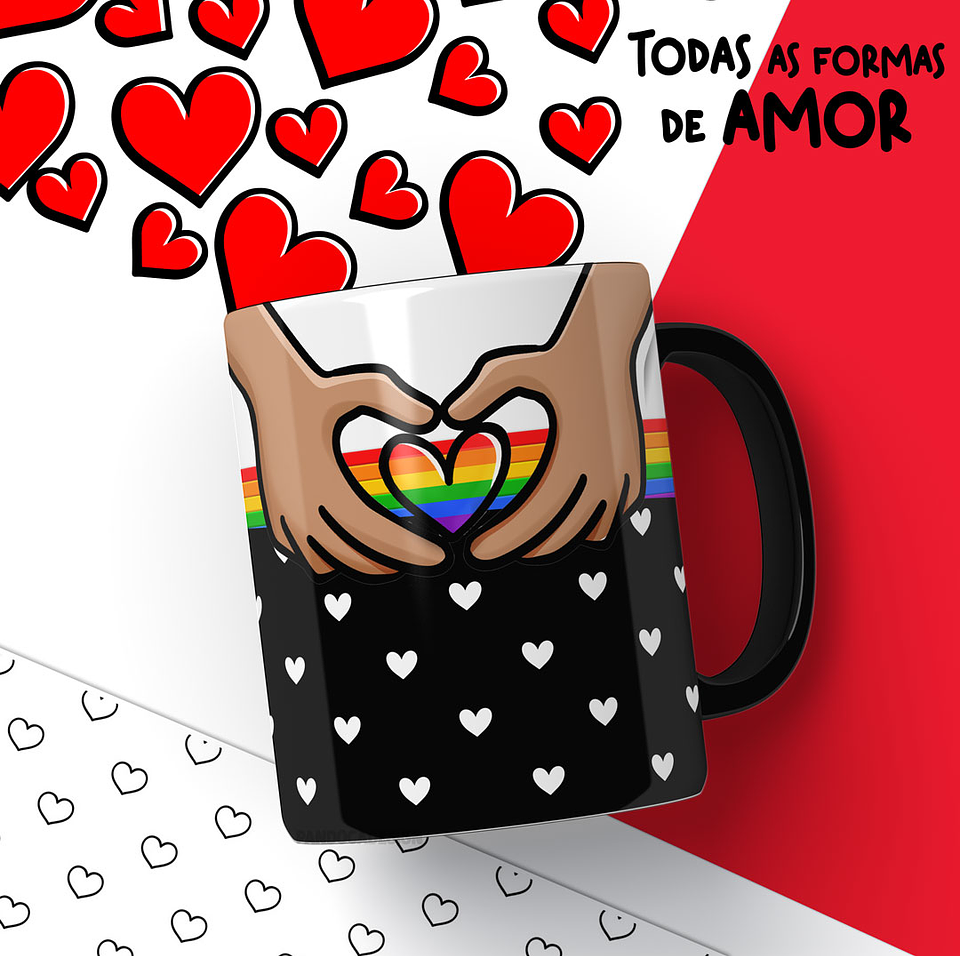 113 Artes Caneca Dia dos Namorados arquivo em Jpg 20