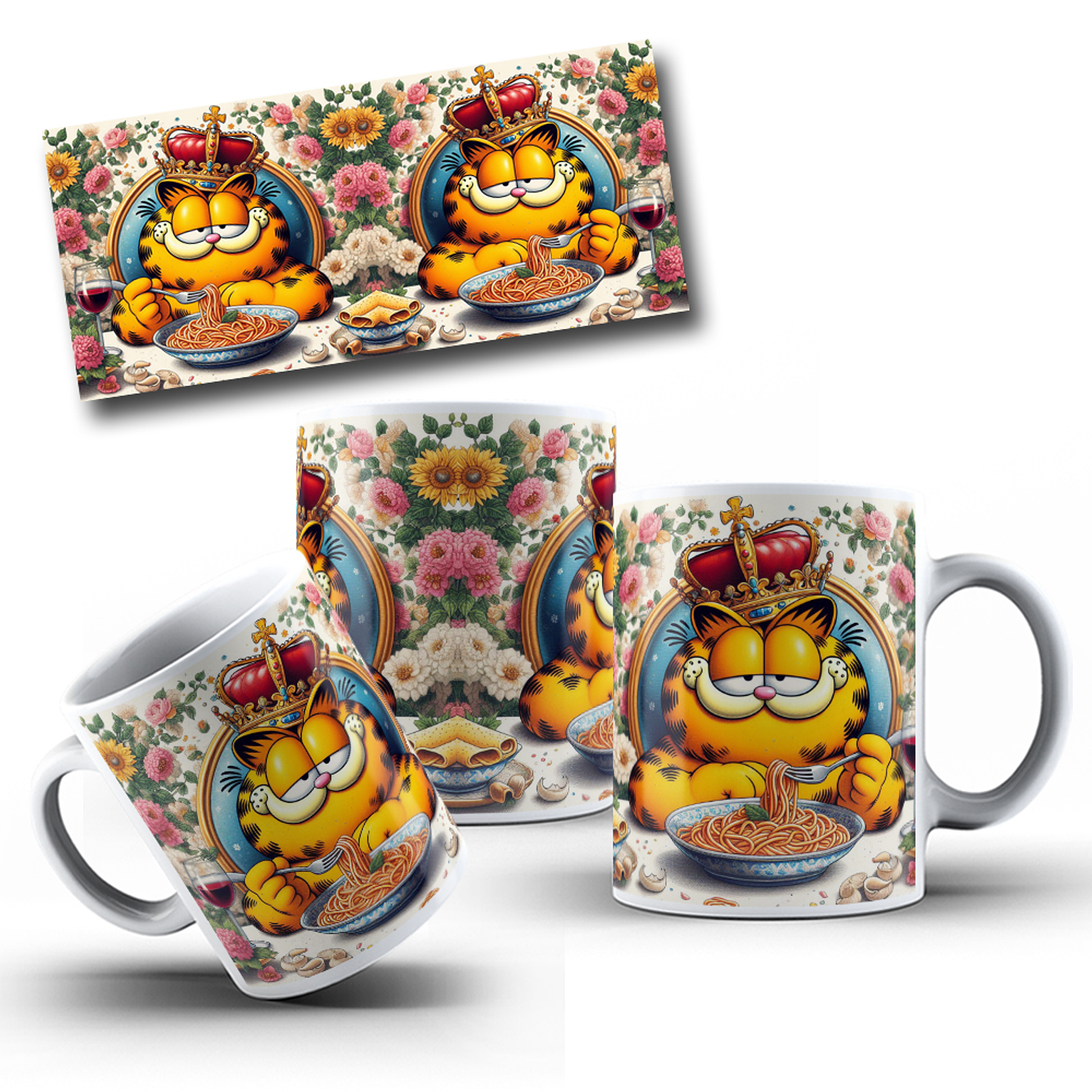 15 Artes para Caneca Garfild Arquivo em Png 7