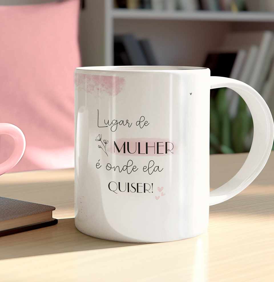 14 Artes para Caneca Dia das Mulheres Arquivo Editável 6