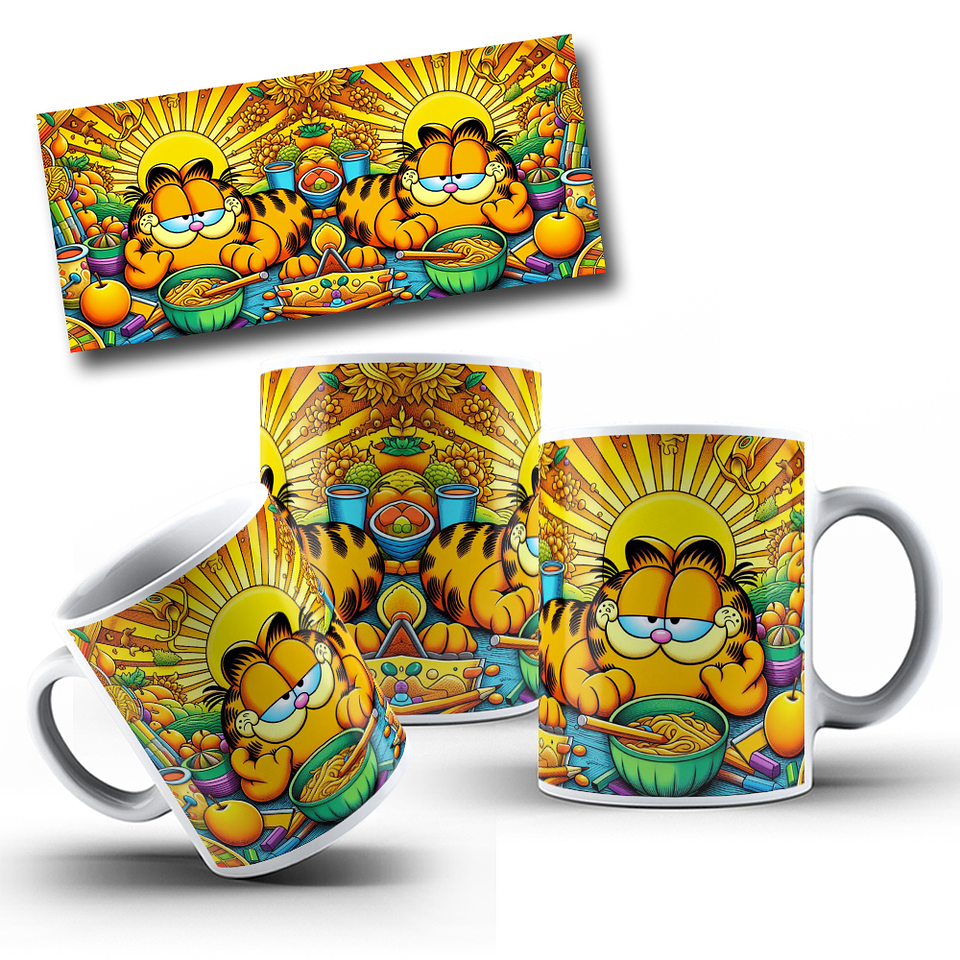 15 Artes para Caneca Garfild Arquivo em Png 14