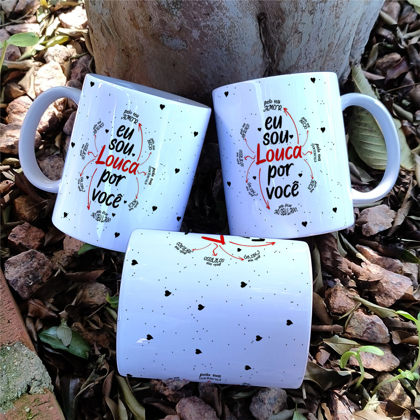 6 Artes para Caneca Dia dos Namorados Flork Minimalista Arquivo Editável 1