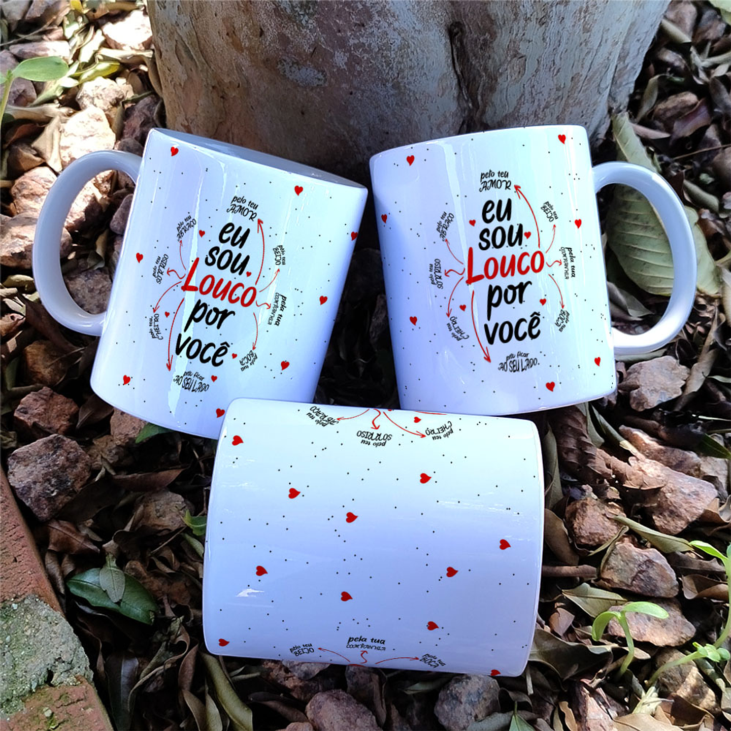 6 Artes para Caneca Dia dos Namorados Flork Minimalista Arquivo Editável 4