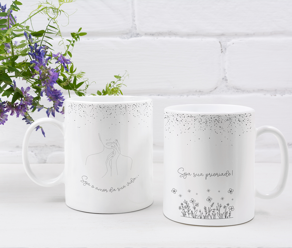 14 Artes para Caneca Dia das Mulheres Arquivo Editável 14