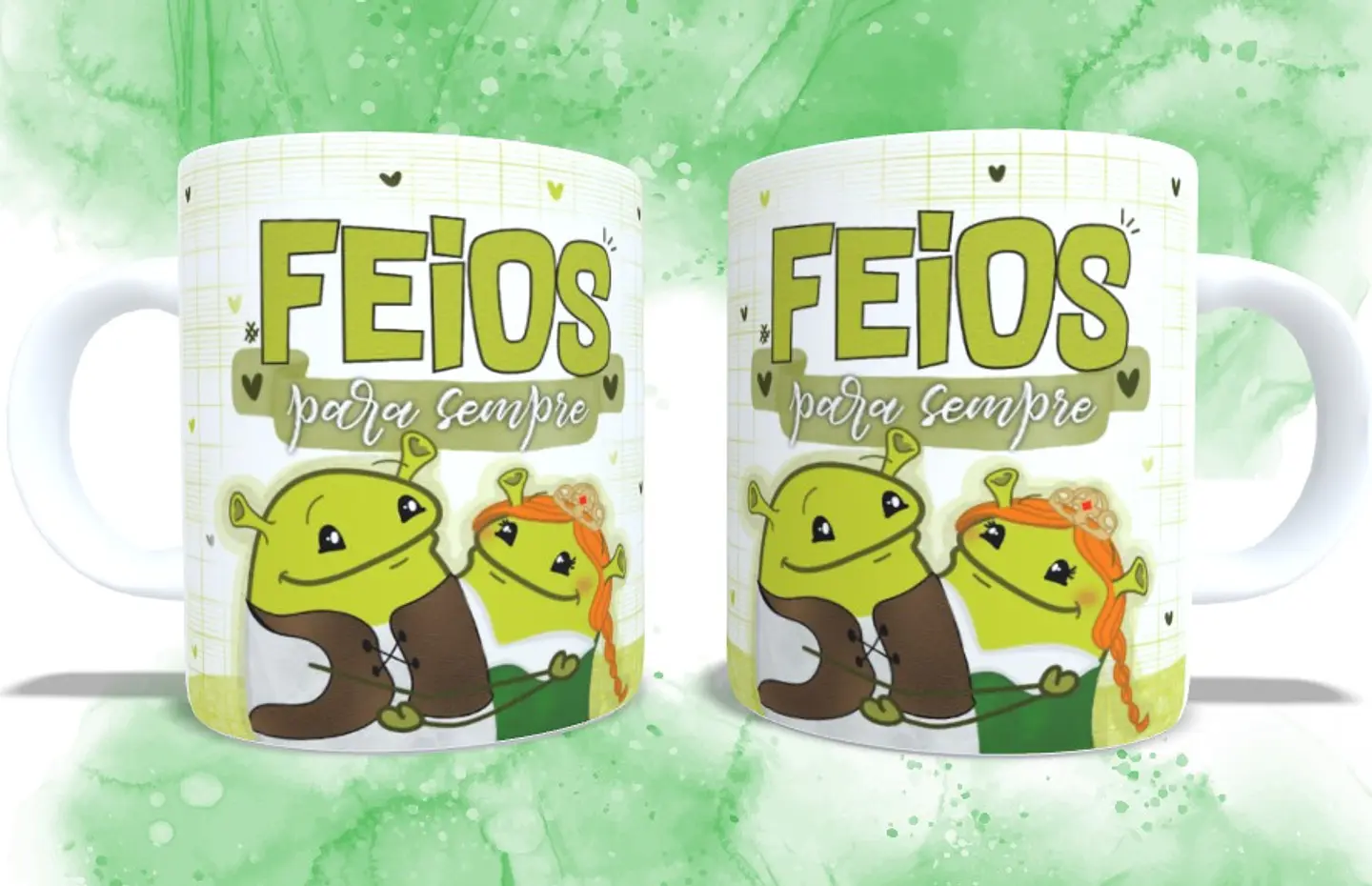 7 Artes para Caneca Fiona Shuerk Dia dos Namorados Arquivo em Jpg 2