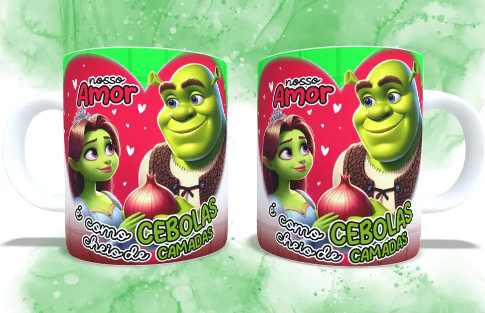 7 Artes para Caneca Fiona Shuerk Dia dos Namorados Arquivo em Jpg 3