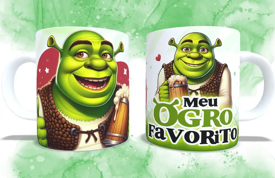 7 Artes para Caneca Fiona Shuerk Dia dos Namorados Arquivo em Jpg 4