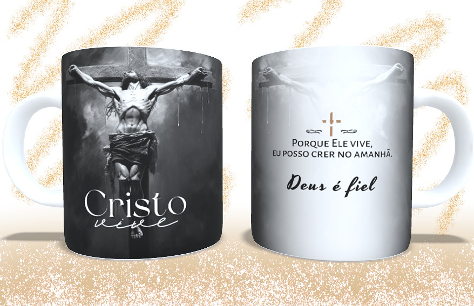 5 Artes para Caneca Leão de Juda Arquivo em Jpg 1