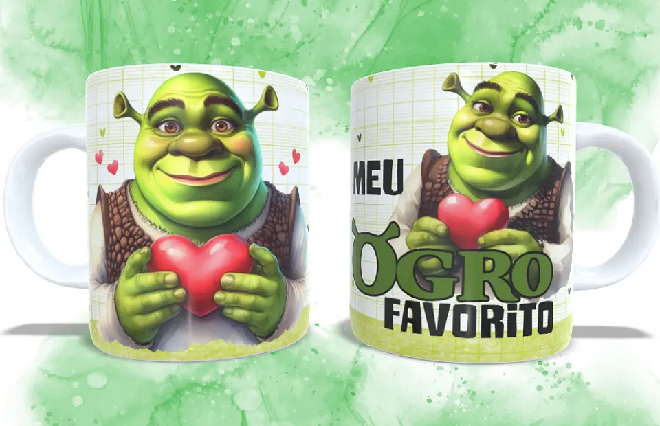 7 Artes para Caneca Fiona Shuerk Dia dos Namorados Arquivo em Jpg 5