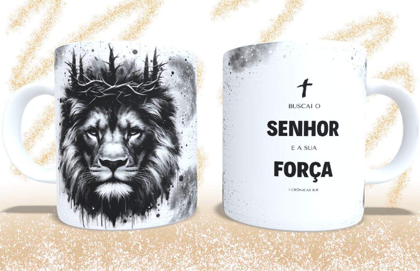 5 Artes para Caneca Leão de Juda Arquivo em Jpg 3