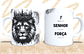 5 Artes para Caneca Leão de Juda Arquivo em Jpg - Thumbnail 3