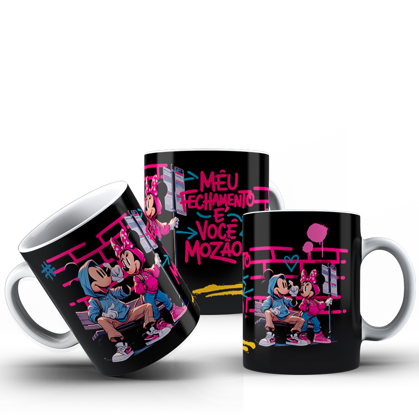 11 Artes para Caneca Mickey e Minnie Dia dos Namorados Arquivo em Jpg 5