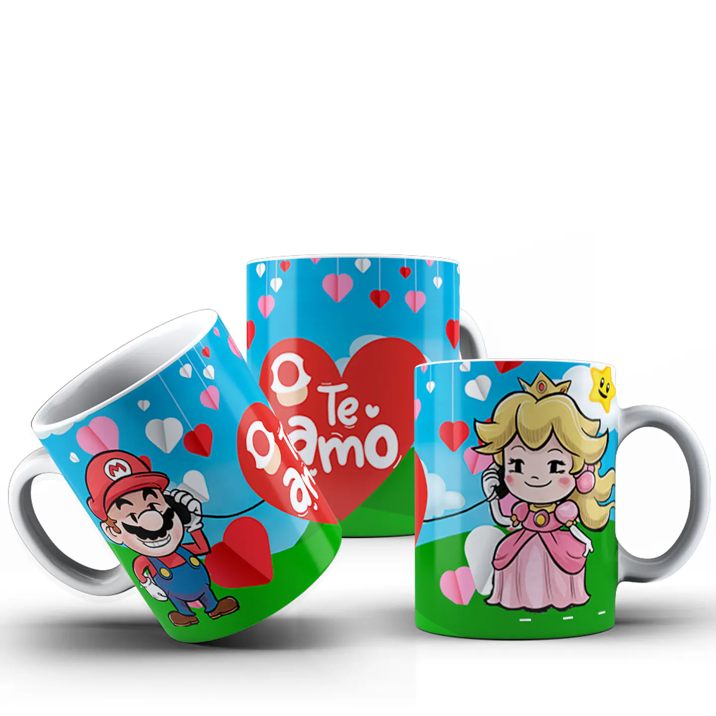 10 Artes para Caneca Super Mario Lover Dia dos Namorados Arquivo em Jpg  9