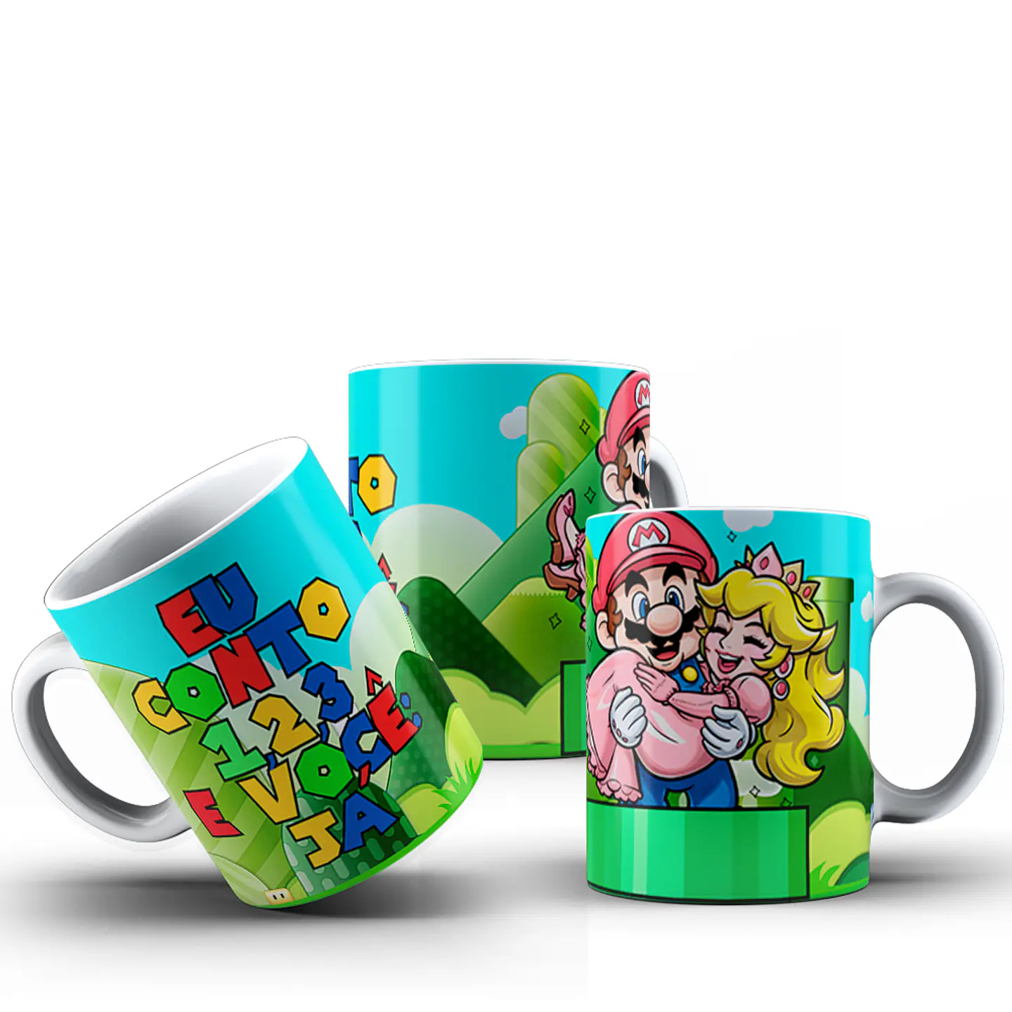 10 Artes para Caneca Super Mario Lover Dia dos Namorados Arquivo em Jpg  10