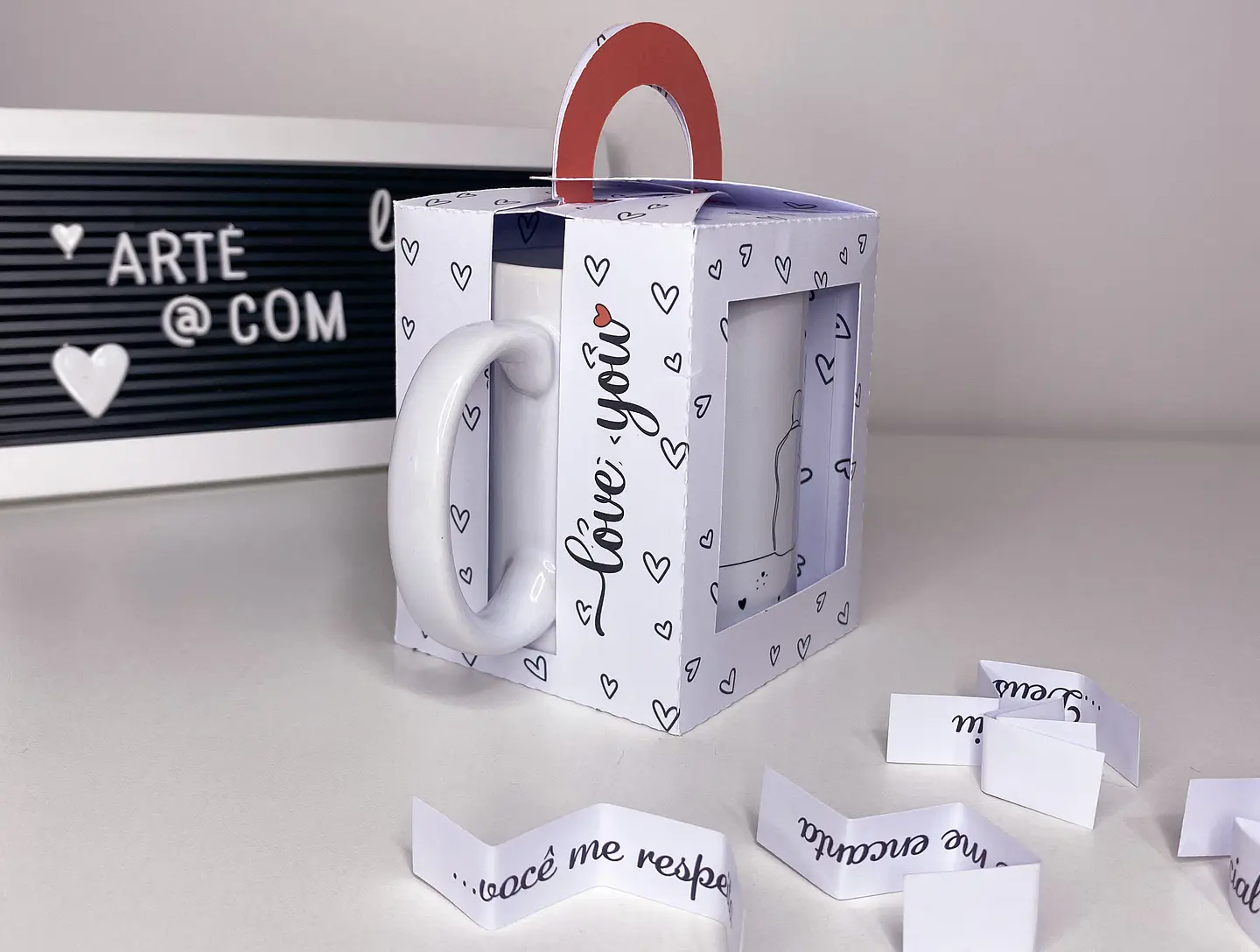 Artes para Caneca Dia dos Namorados e Maleta Motivos para te amar Arquivo Editável  2