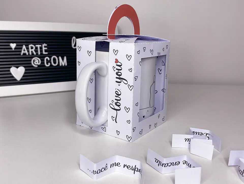Artes para Caneca Dia dos Namorados e Maleta Motivos para te amar Arquivo Editável  2