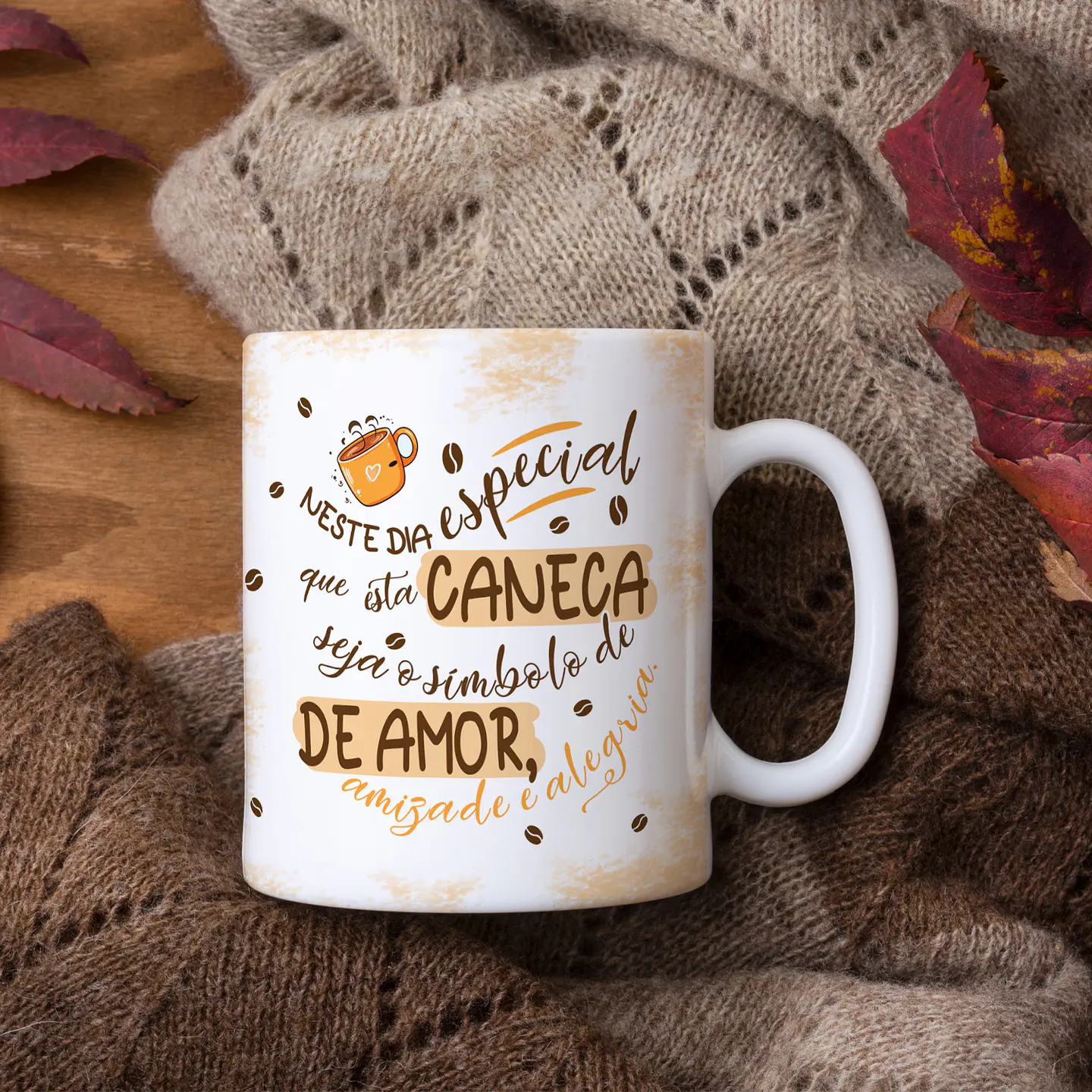 20 Artes para Caneca Aniversário Com Café Arquivo Editável 10