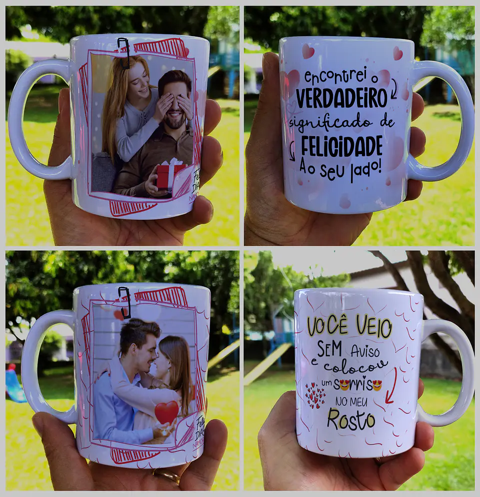 20 Artes para Caneca Dia dos Namorados Mickey e Minnie Arquivo Editável  12