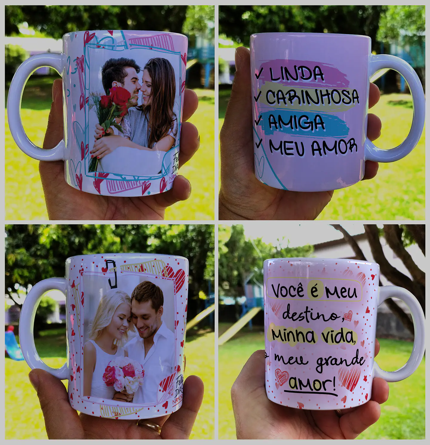 20 Artes para Caneca Dia dos Namorados Mickey e Minnie Arquivo Editável  13