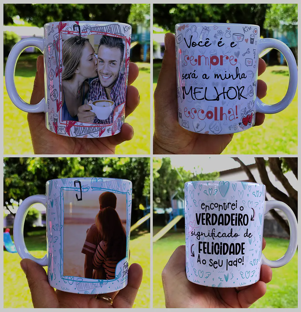 20 Artes para Caneca Dia dos Namorados Mickey e Minnie Arquivo Editável  14