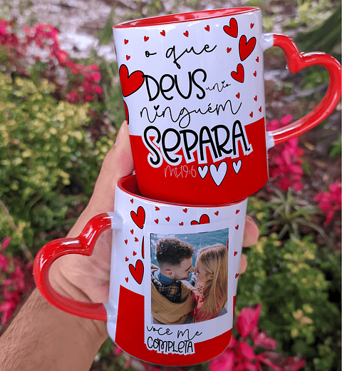 10 Artes para Caneca Dia dos Namorados Arquivo Editável