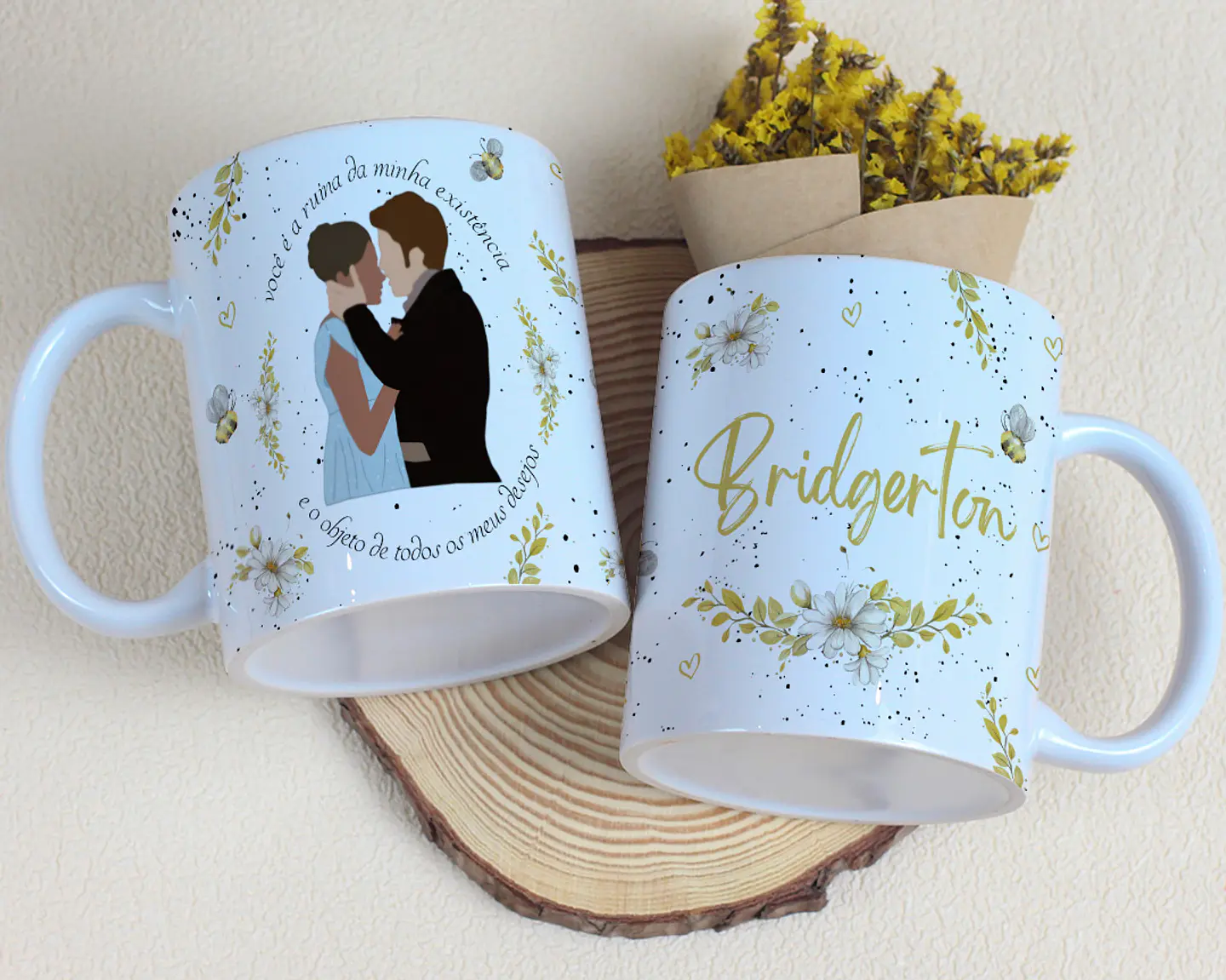 6 Artes para Caneca Bridgerton Arquivo Editável 6
