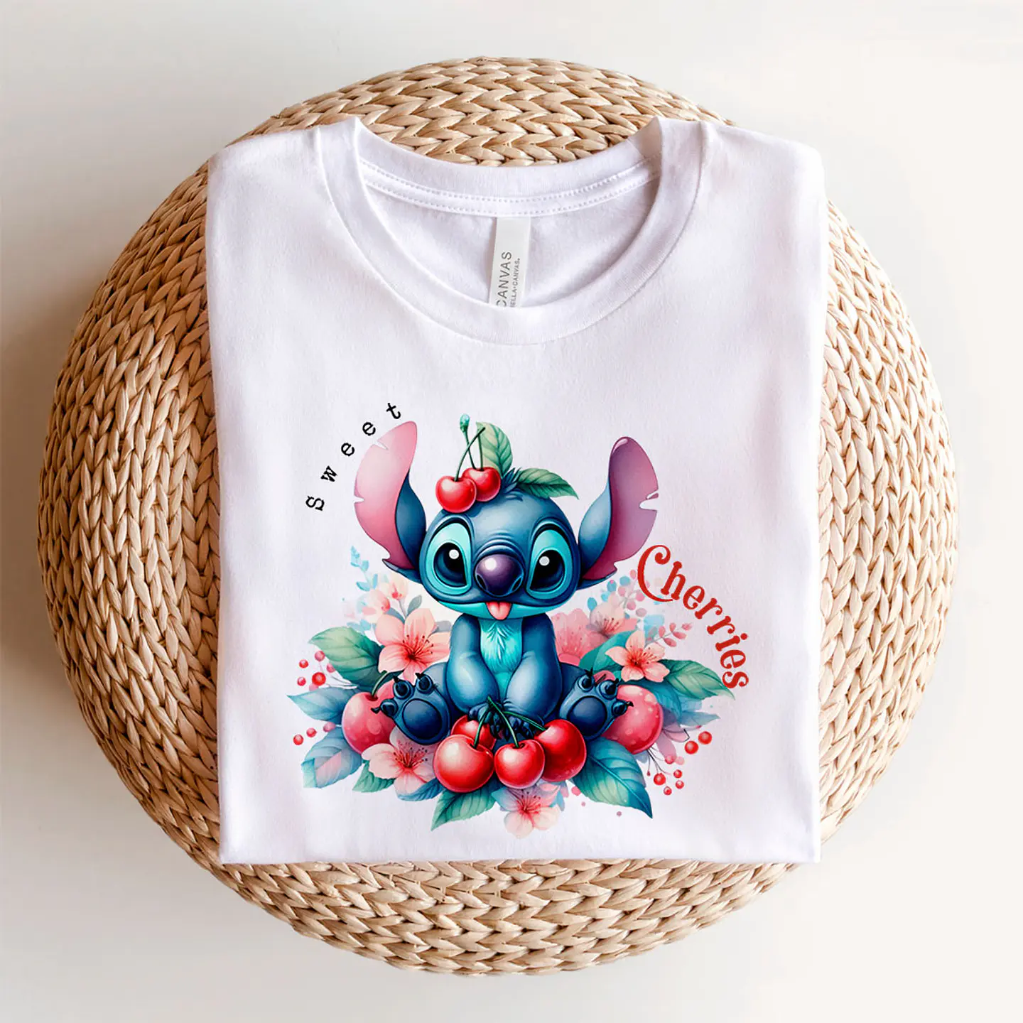 9 Artes para Camisa Stitch Cherry Arquivo Editável  5