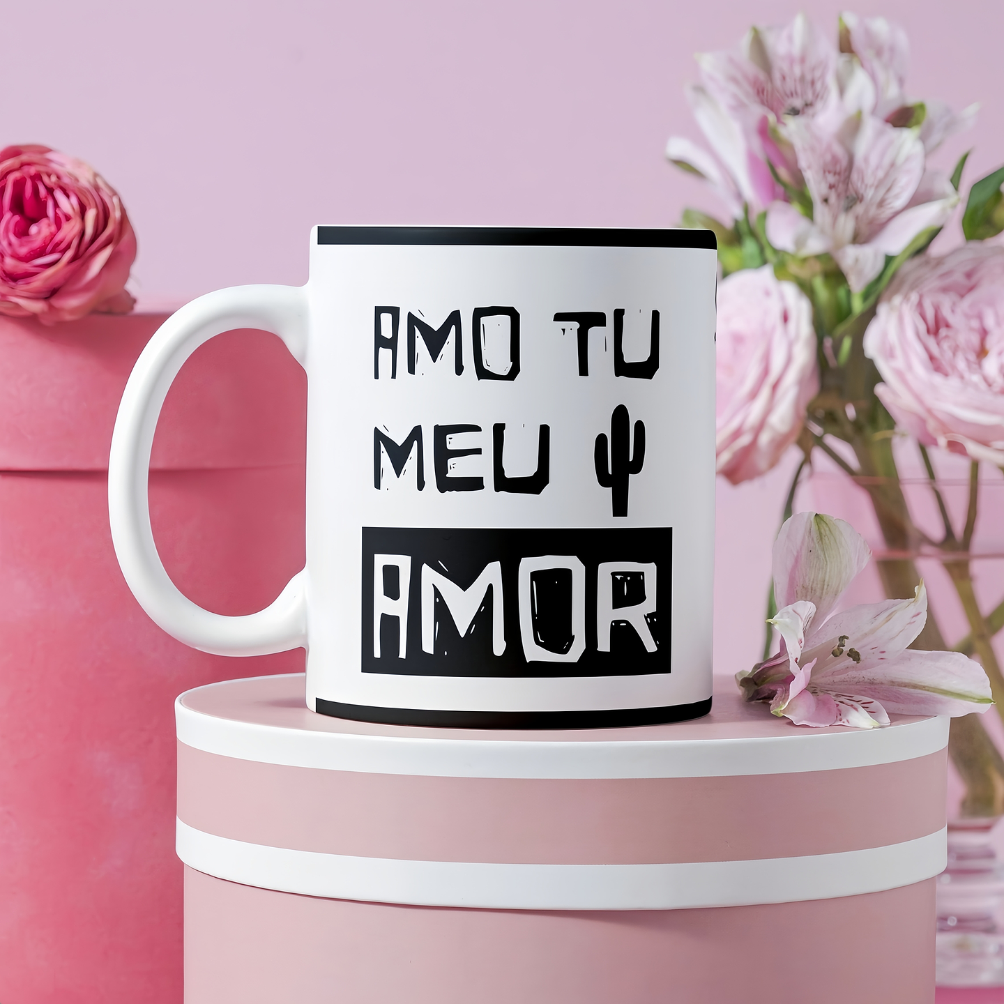 Arte para Caneca Dia dos Namorados É a moça mais linda de toda cidade Xilografia Arquivo em Jpg 1