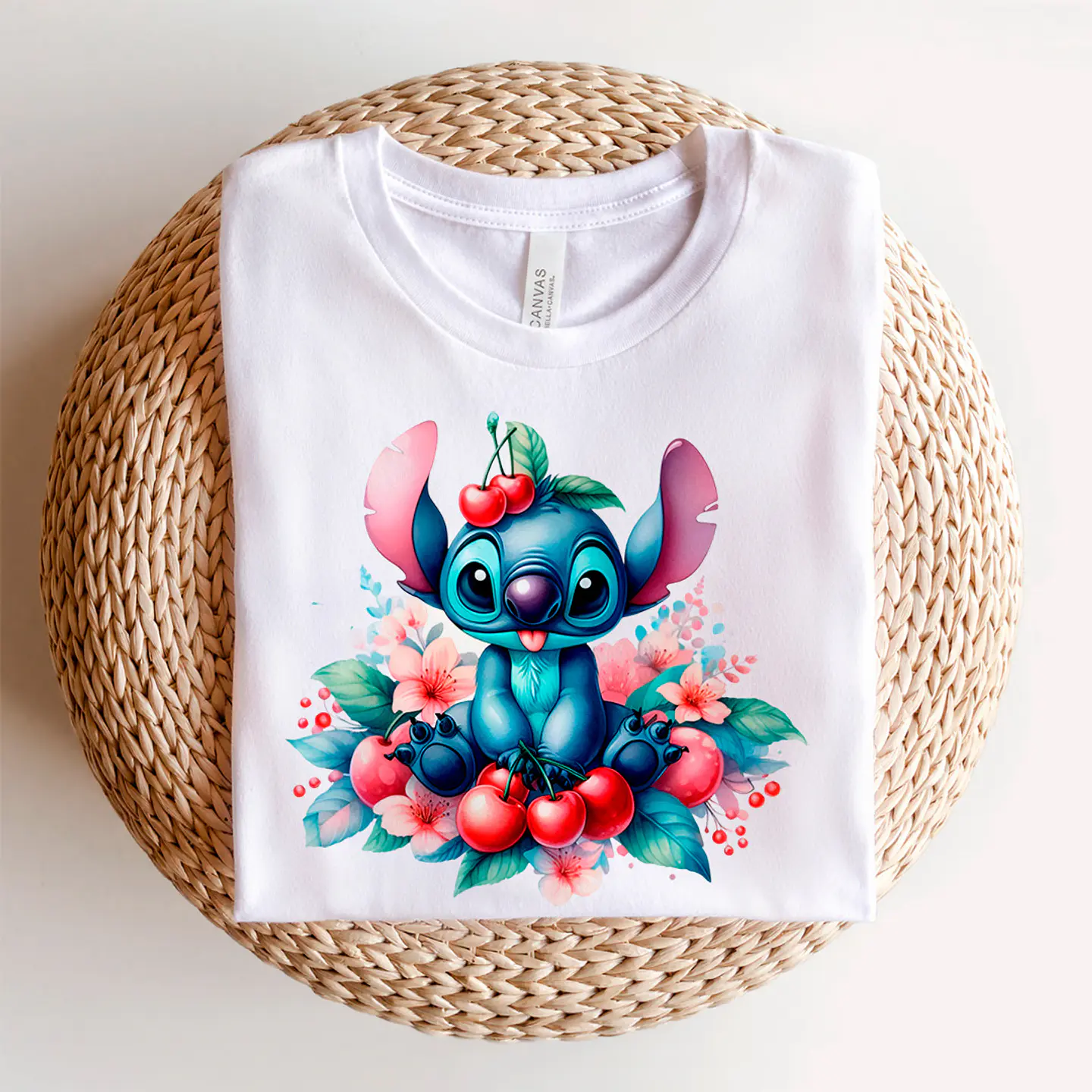 9 Artes para Camisa Stitch Cherry Arquivo Editável  8