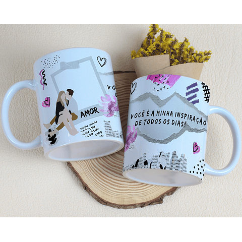 10 Artes para Caneca Dia dos Namorados Casal Arquivo Editável