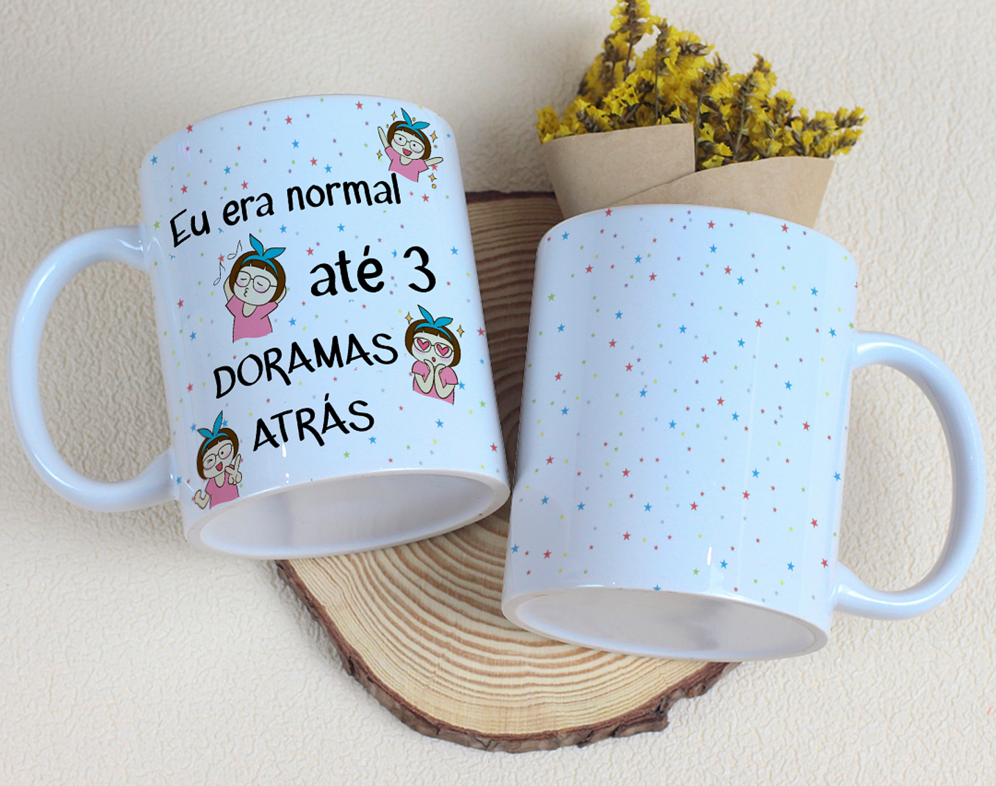 8 Artes para Caneca Dorama Arquivo Editável 6