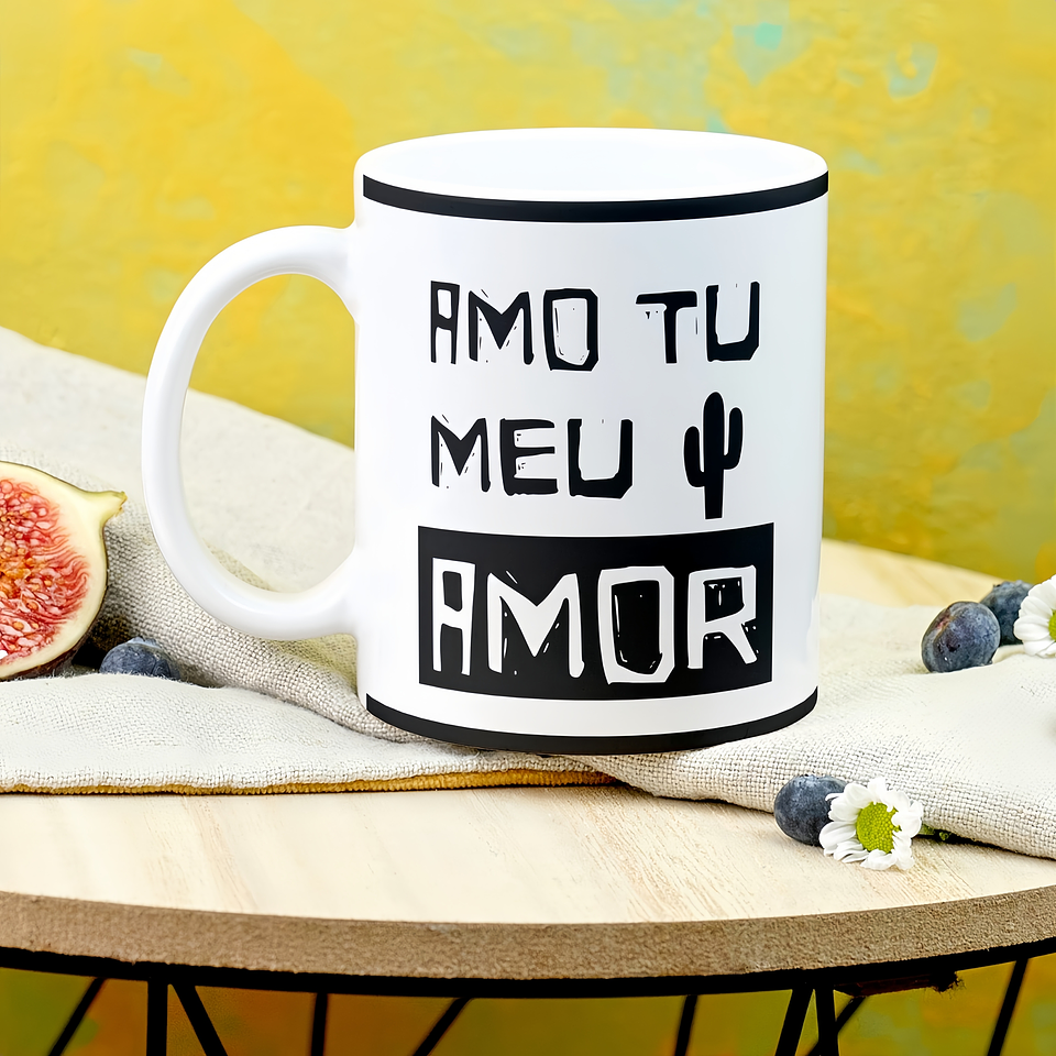 Arte para Caneca Dia dos Namorados É a moça mais linda de toda cidade Xilografia Arquivo em Jpg 4
