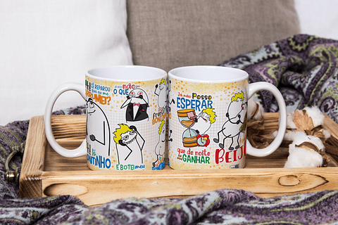 Arte para Caneca Flork Ah! Cê reparou que eu me arrumei? Tô Bunitinho Arquivo em Jpg