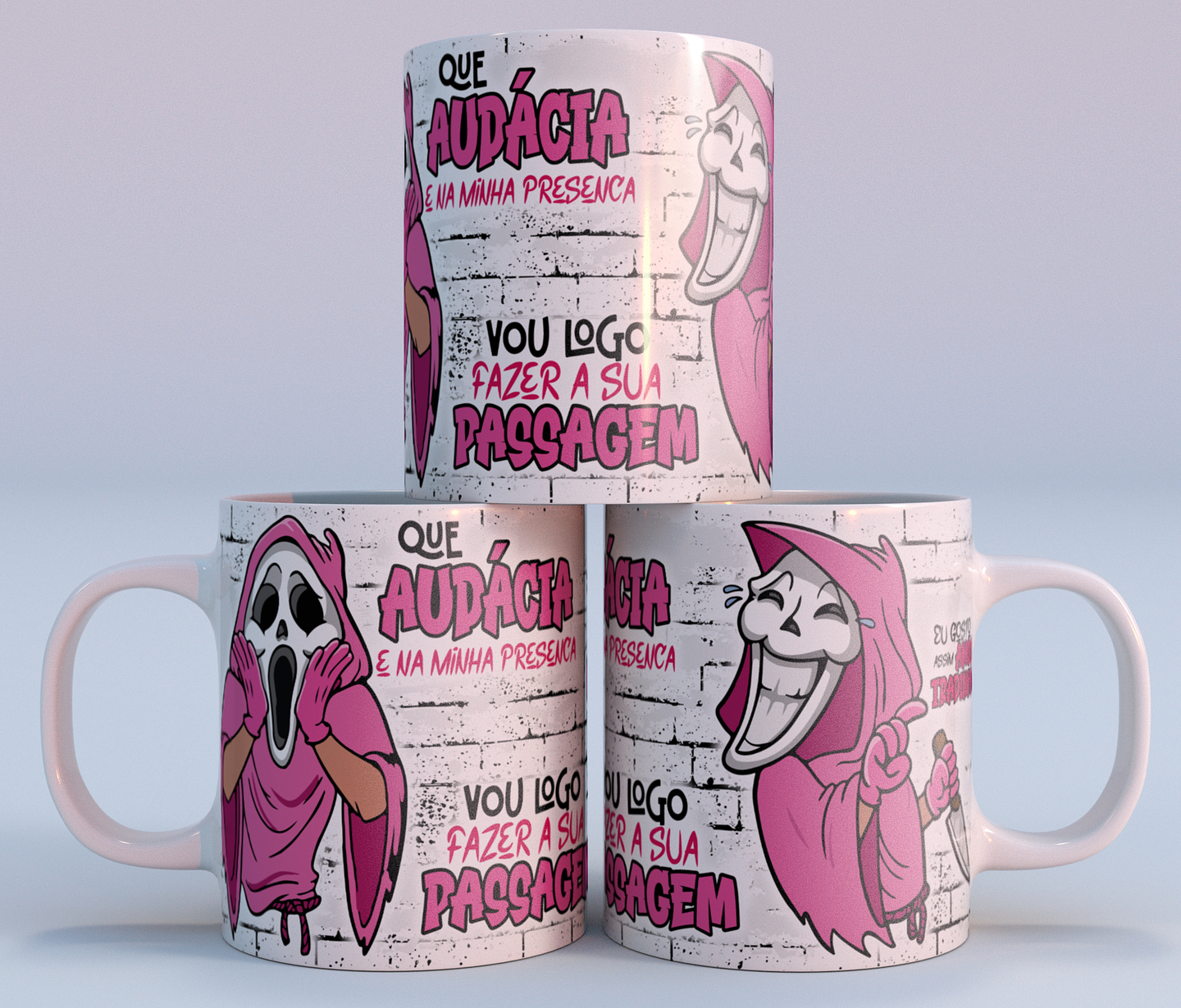 4 Artes Caneca Eu gosto Assim Amostradinha Arquivo em Png 1