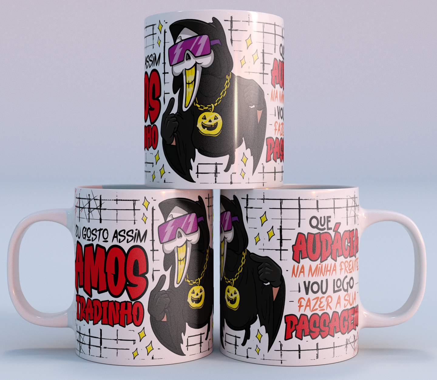 4 Artes Caneca Eu gosto Assim Amostradinho Arquivo em Png  1