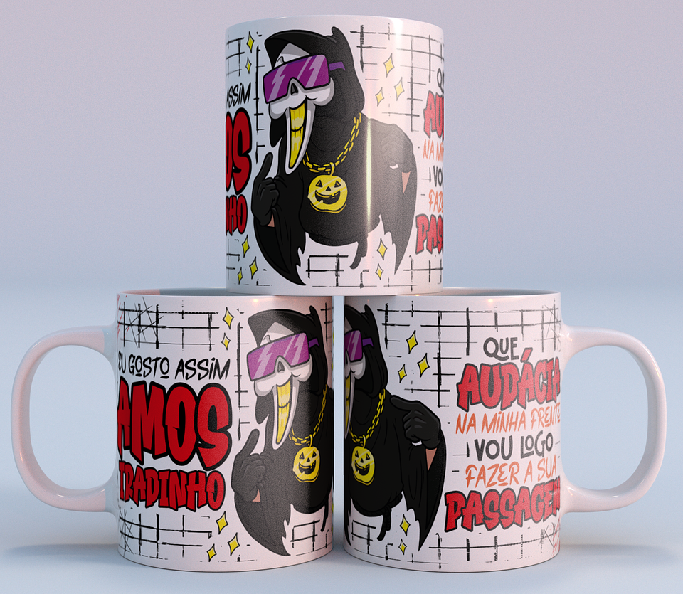 4 Artes Caneca Eu gosto Assim Amostradinho Arquivo em Png  1