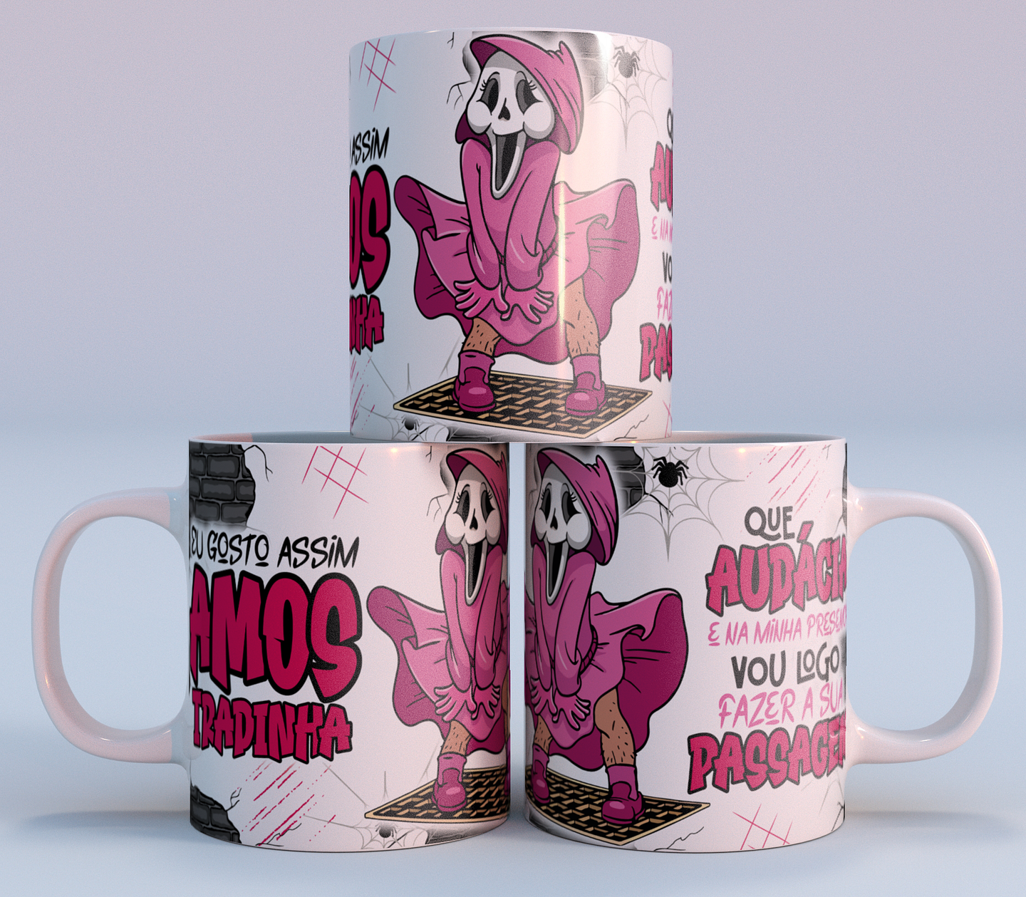 4 Artes Caneca Eu gosto Assim Amostradinha Arquivo em Png 3