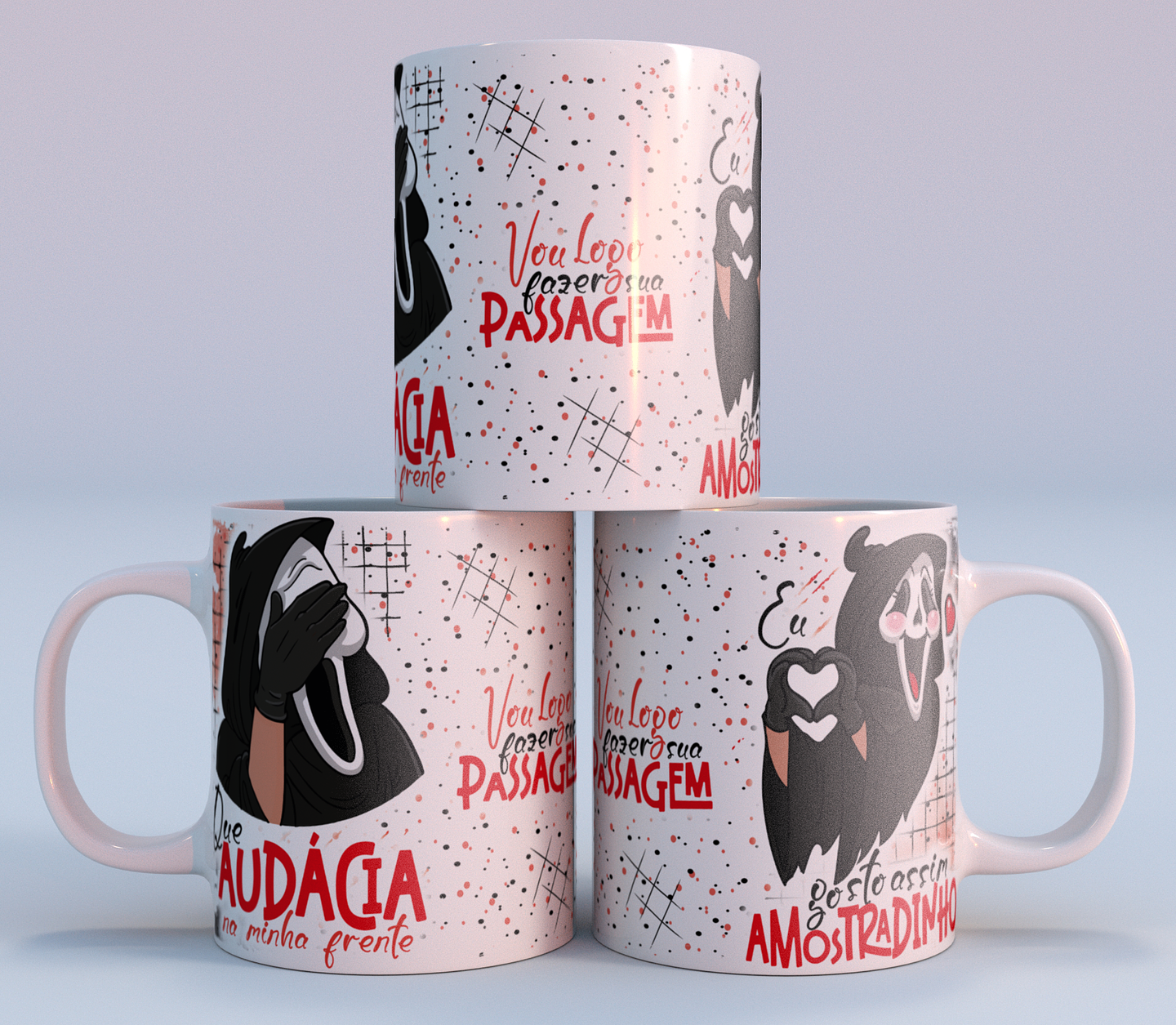 4 Artes Caneca Eu gosto Assim Amostradinho Arquivo em Png  4
