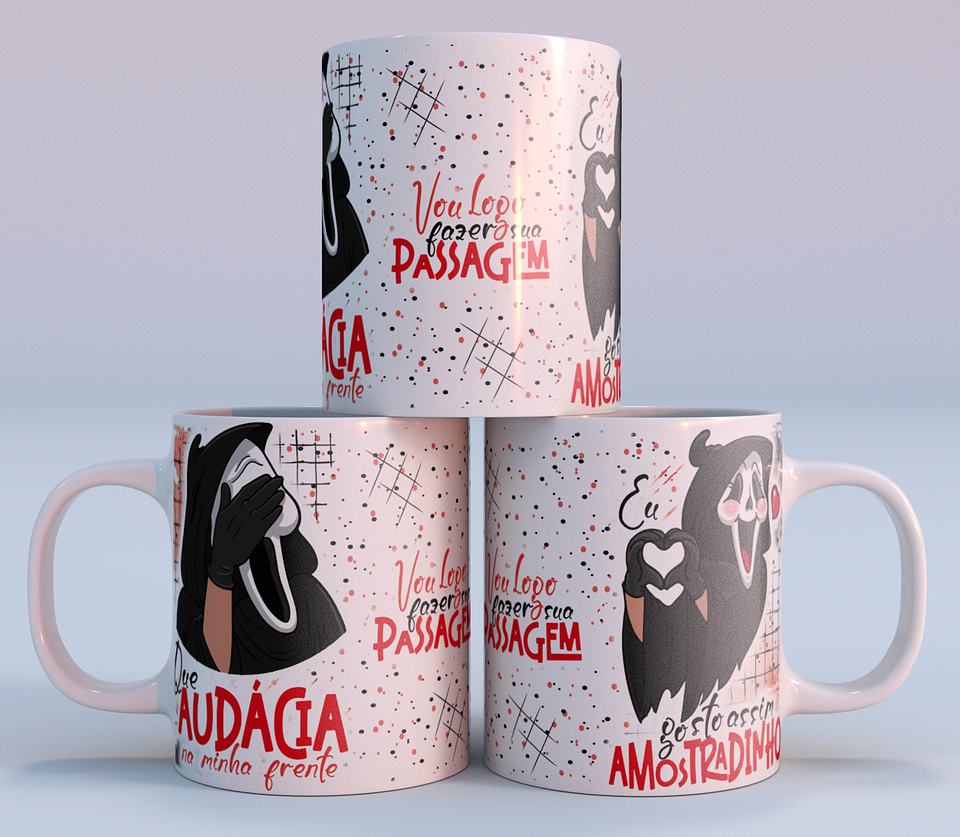 4 Artes Caneca Eu gosto Assim Amostradinho Arquivo em Png  4
