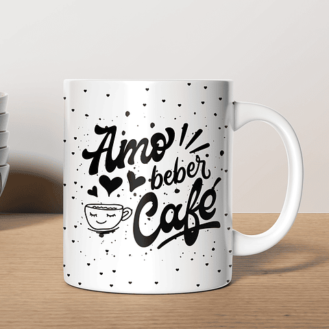 3 Artes para Caneca Café Minimalista Arquivo Editável