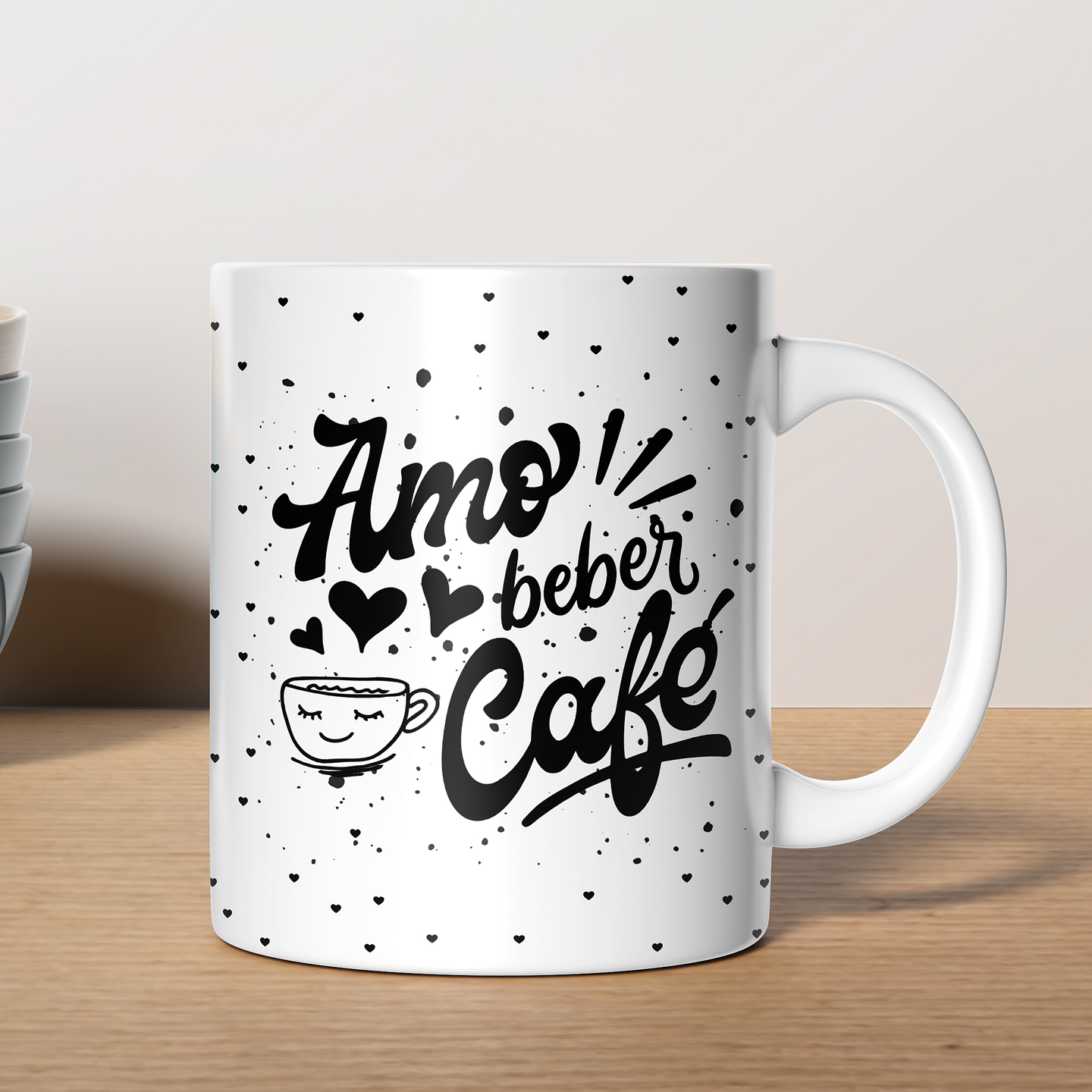 3 Artes para Caneca Café Minimalista Arquivo Editável 1