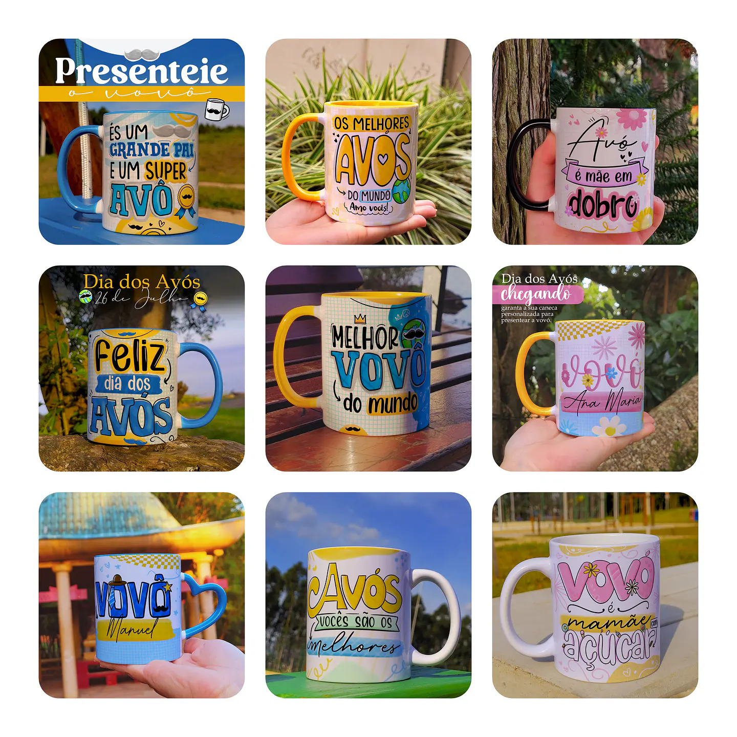 20 Artes Canecas Dia dos Avós Arquivos Png  2