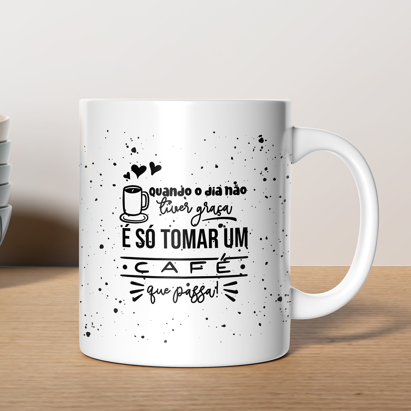 3 Artes para Caneca Café Minimalista Arquivo Editável 3