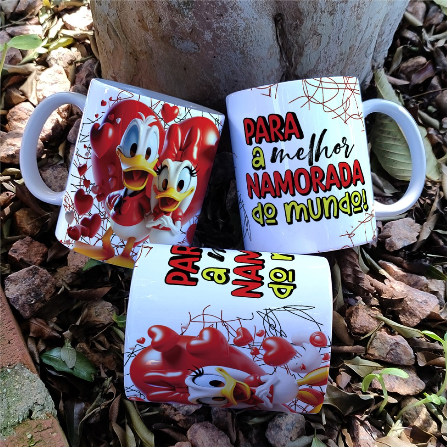4 Artes Caneca Melhor Namorada Disney Arquivo Editável 3