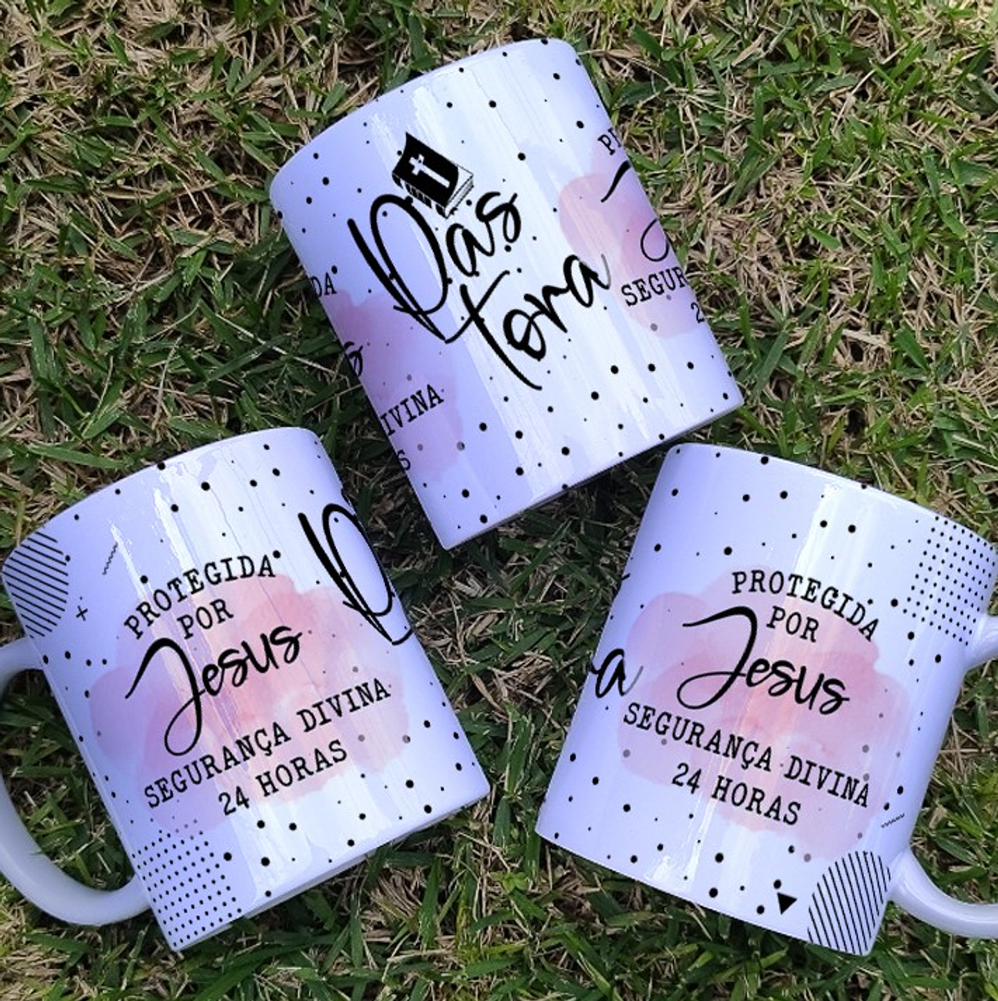 6 Artes para Caneca Pastora Arquivo Editável 2