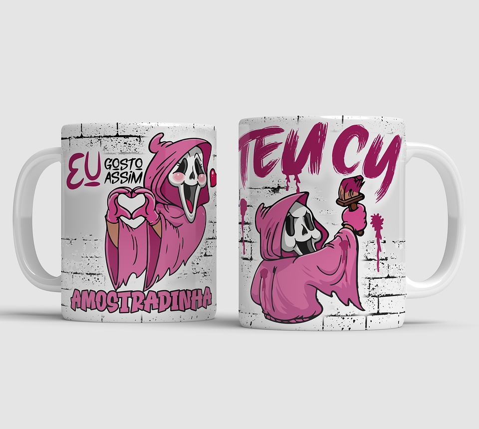 4 Artes Caneca Eu gosto Assim Amostradinho Teu Cú Arquivo em Jpg 4